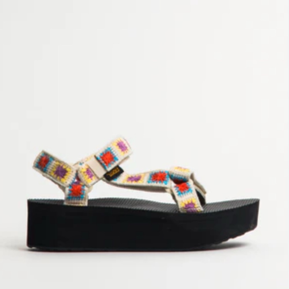 Teva Multicolor Platform Sandals